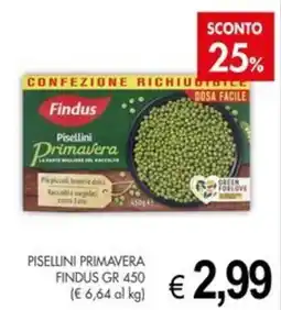PrestoFresco Pisellini Primavera Findus offerta