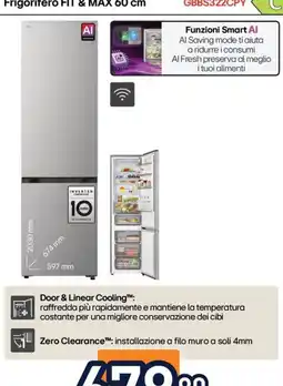 Unieuro Frigorifero FIT & MAX 60 cm offerta
