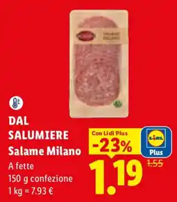 Lidl Salame Milano offerta
