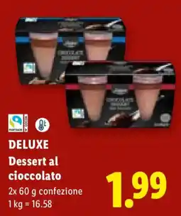 Lidl Deluxe Dessert al cioccolato offerta