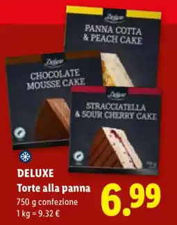 Lidl Deluxe torte alla panna offerta