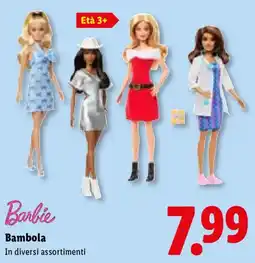 Lidl Barbie Bambola offerta