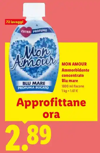 Mon Amour Ammorbidente concentrato Blu mare