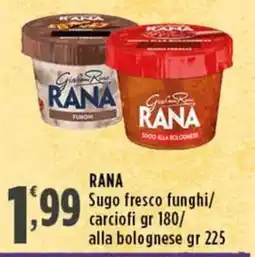 Rossotono Carrefour Rana sugo fresco funghi offerta