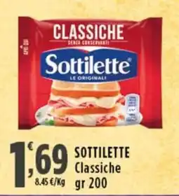 Rossotono Carrefour Sottilette Classiche offerta