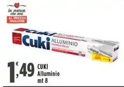Rossotono Carrefour Cuki Alluminio offerta