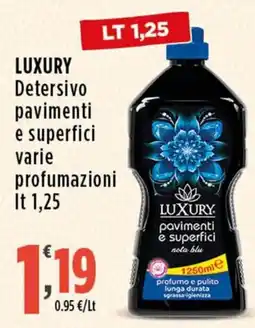 Rossotono Carrefour Luxury Detersivo pavimenti e superfici offerta
