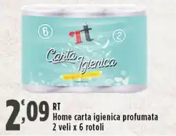 Rossotono Carrefour RT Home carta igienica profumata offerta