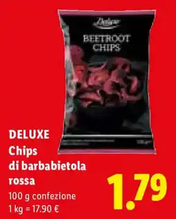 Lidl Deluxe Chips di barbabietola rossa offerta