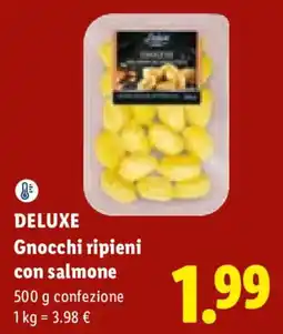 Lidl Deluxe Gnocchi ripieni con salmone offerta