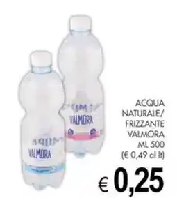 PrestoFresco Acqua naturale/ frizzante Valmora offerta