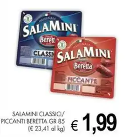 PrestoFresco Salamini Beretta offerta
