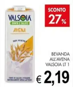 PrestoFresco Bevanda all'avena Valsoia offerta