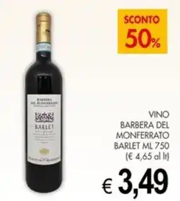 PrestoFresco Barbera del Monferrato Barlet offerta