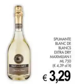 PrestoFresco Spumante blanc de blancs extra dry maximilian i offerta