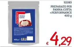 Zona Panna cotta +performance offerta