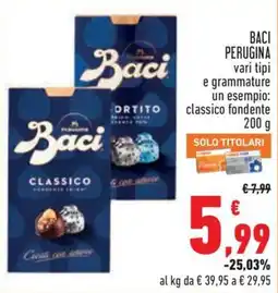 Conad City Baci Perugina offerta