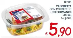 Zona Vaschetta con coperchio +performance offerta