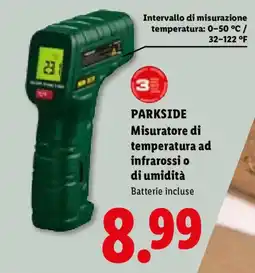 Lidl Parkside misuratore di temperatura ad infrarossi o di umidità offerta