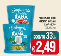 PrestoFresco Sfogliavelo gusti assortiti Giovanni Rana offerta