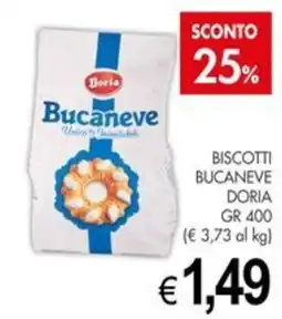 PrestoFresco Biscotti Bucaneve Doria offerta