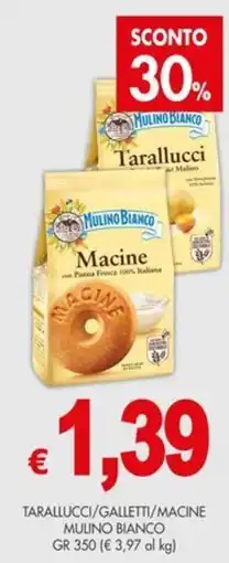 PrestoFresco Tarallucci/Galletti/Macine Mulino Bianco offerta