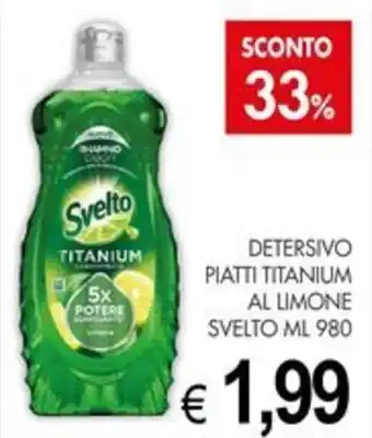 Detersivo piatti titanium al limone Svelto