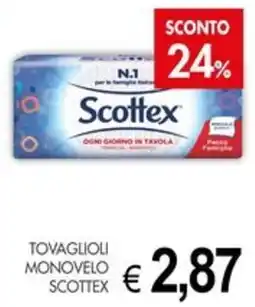 PrestoFresco Tovaglioli monovele Scottex offerta