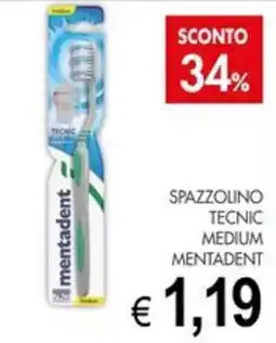 PrestoFresco Spazzolino tecnico medium Mentadent offerta