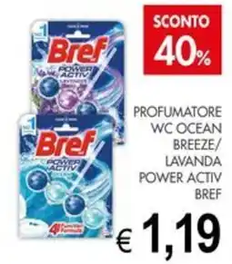 PrestoFresco Profumatore wc ocean breeze/lavanda power activ bref offerta