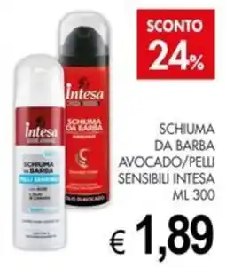 PrestoFresco Schiuma da barba avocado/pelli sensibili Intesa offerta