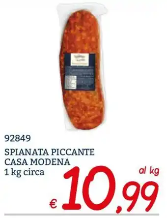 Spianata piccante Casa Modena
