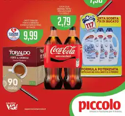 Supermercati Piccolo Coca-Cola zero zuccheri offerta