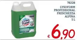 Zona Lysoform professional freschezza alpina offerta