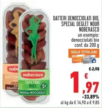 Datteri denocciolati bio noberasco