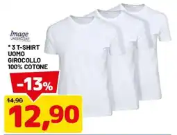 DPiù Image T-shirt uomo girocollo offerta