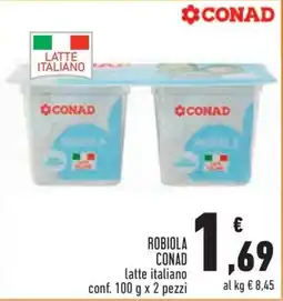 Conad City Robiola Conad offerta