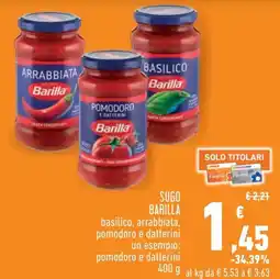 Conad City Sugo Barilla offerta