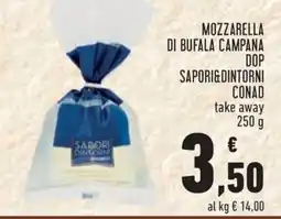 Conad City Mozzarella di bufala campana dop sapori&dintorni offerta