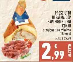 Conad City Prosciutto di Parma DOP Saporigdintorni Conad offerta