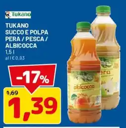 DPiù Tukano succo e polpa albicocca offerta