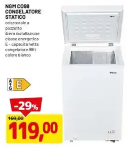 DPiù Congelatore statico NGM offerta