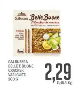 Supermercati Piccolo Galbusera Belle e Buone Cracker offerta