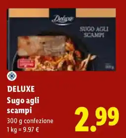 Lidl Deluxe Sugo agli scampi offerta