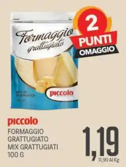Supermercati Piccolo piccolo formaggio grattugiato offerta