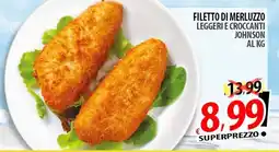 Il Genio Supermercato Filetto di merluzzo Johnson offerta