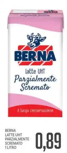 Supermercati Piccolo Berna latte uht parzialmente scremato offerta