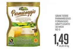 Supermercati Piccolo Gran Terre Parmareggio formaggio grattugiato offerta