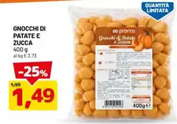 DPiù so pronto Gnocchi di Patate e Zucca offerta