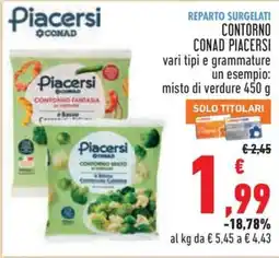 Conad City Contorno Piacersi offerta